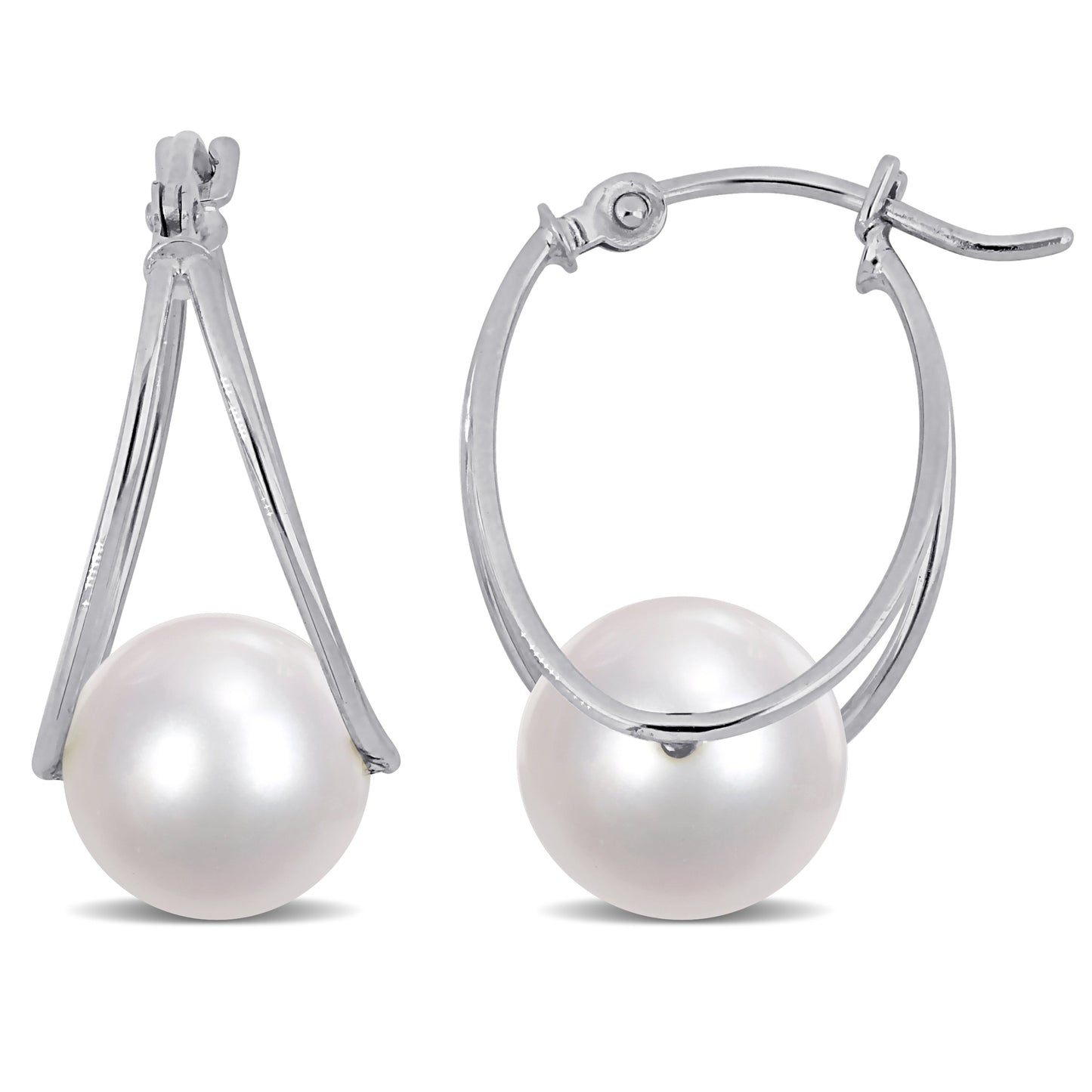 Boucles D'oreilles Tombantes à Perle #61W