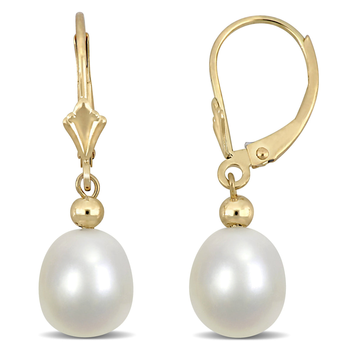 Boucles D'oreilles Tombantes à Perle EP35