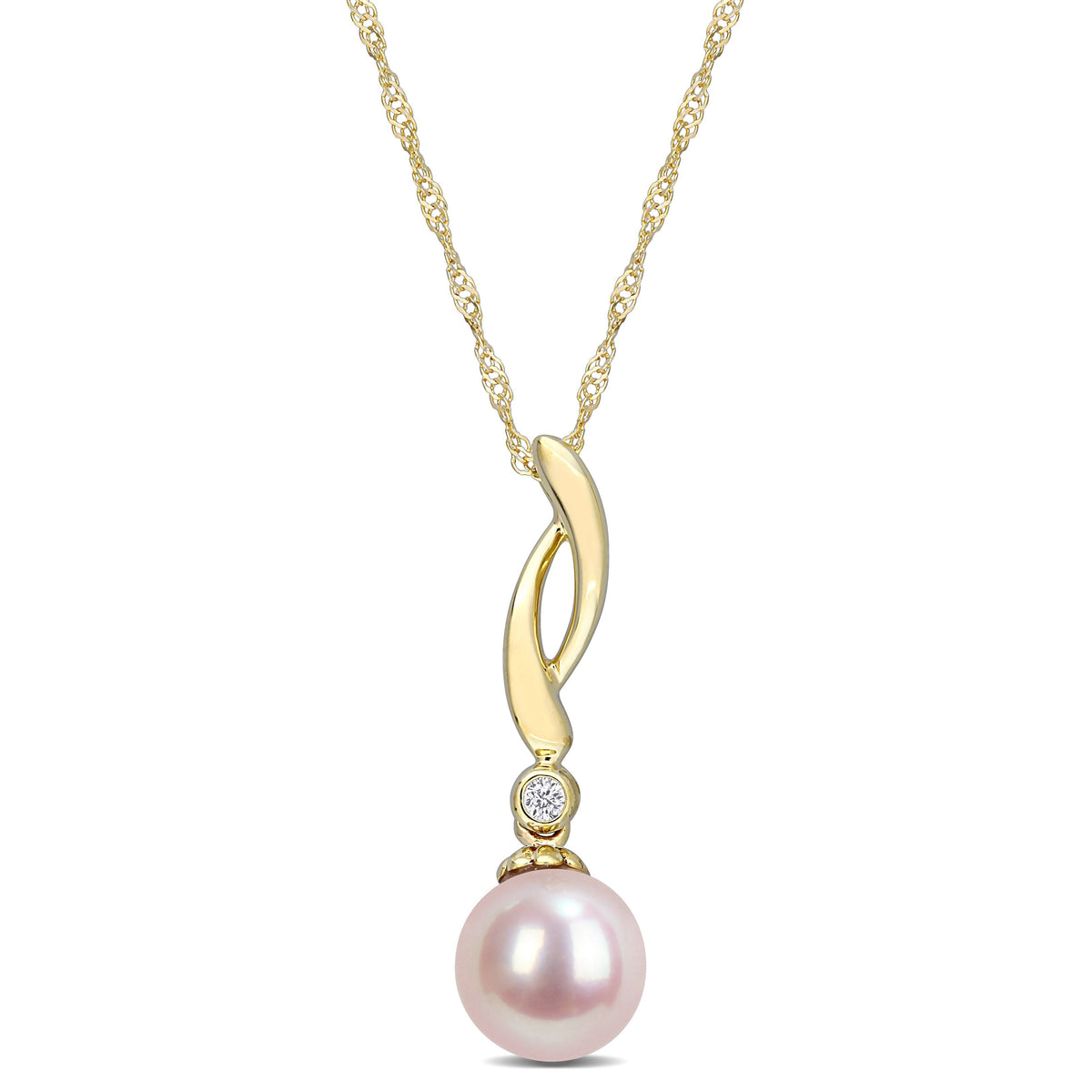 Collier Perle Et Diamants #94