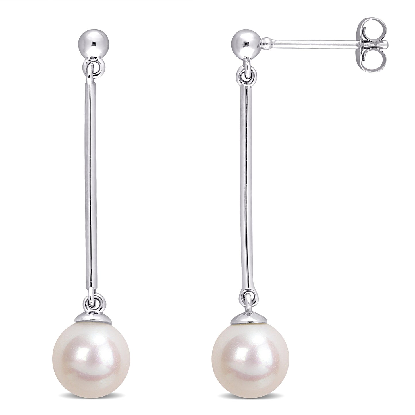 Boucles D'oreilles Tombantes à Perle #49W