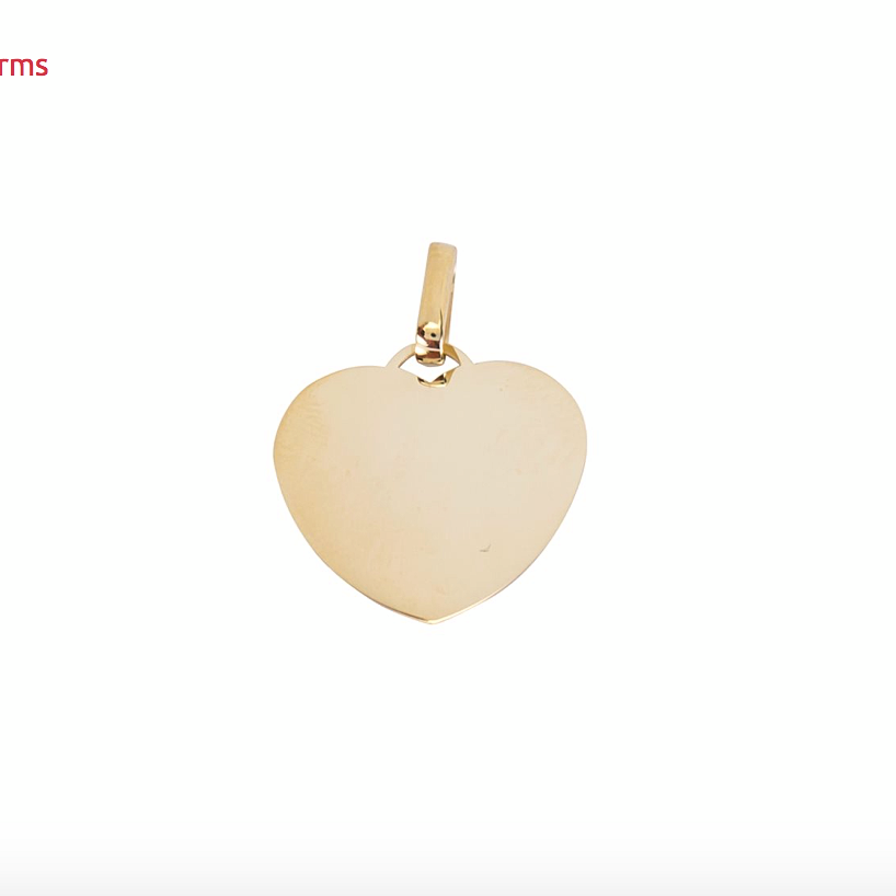 Pendentif Coeur PO1562