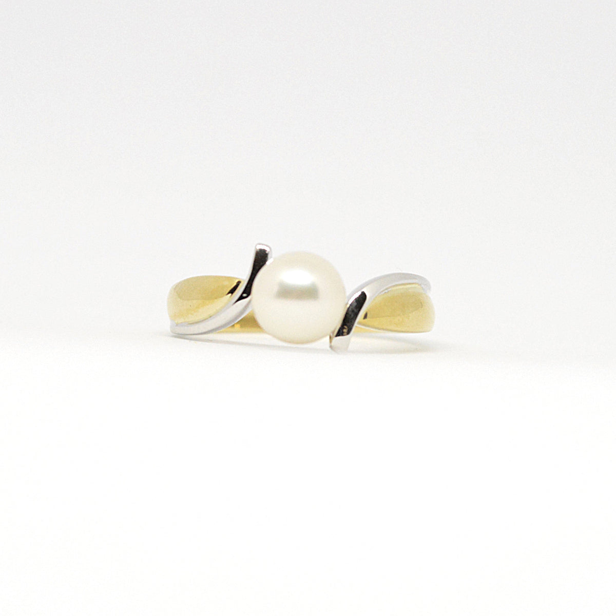 Bague Deux Tons à Perles RP05
