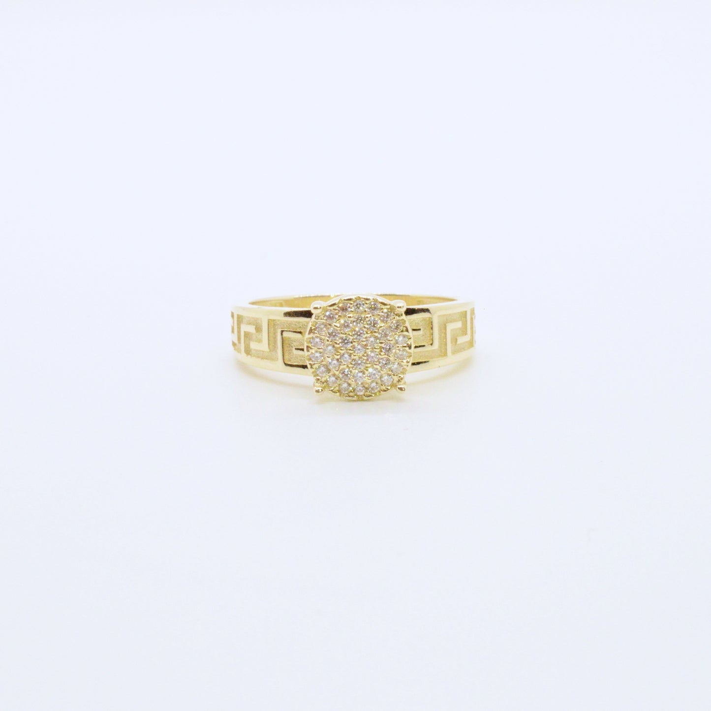 Bague Cluster Grecque R001