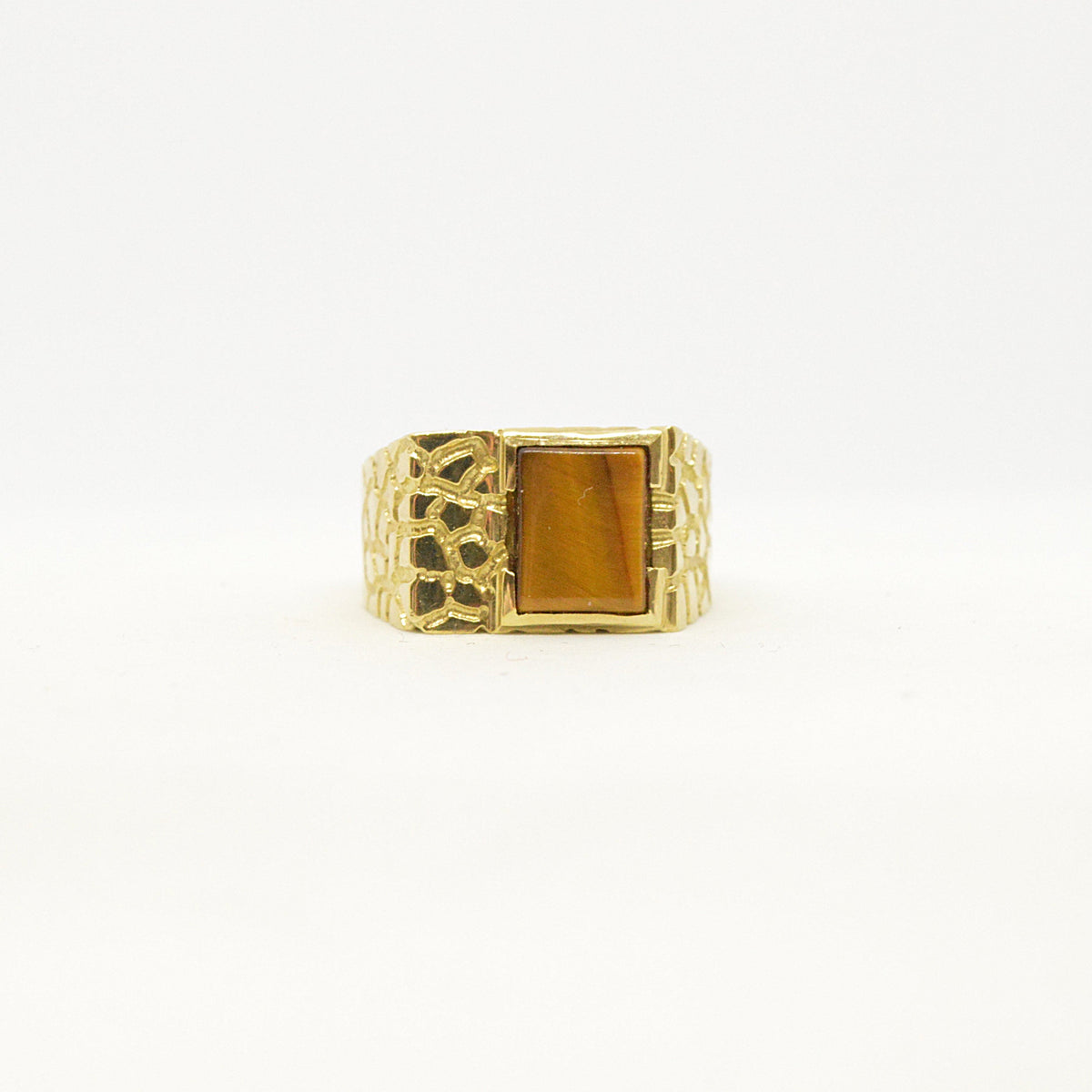 Bague Oeil-de-tigre Pour Homme