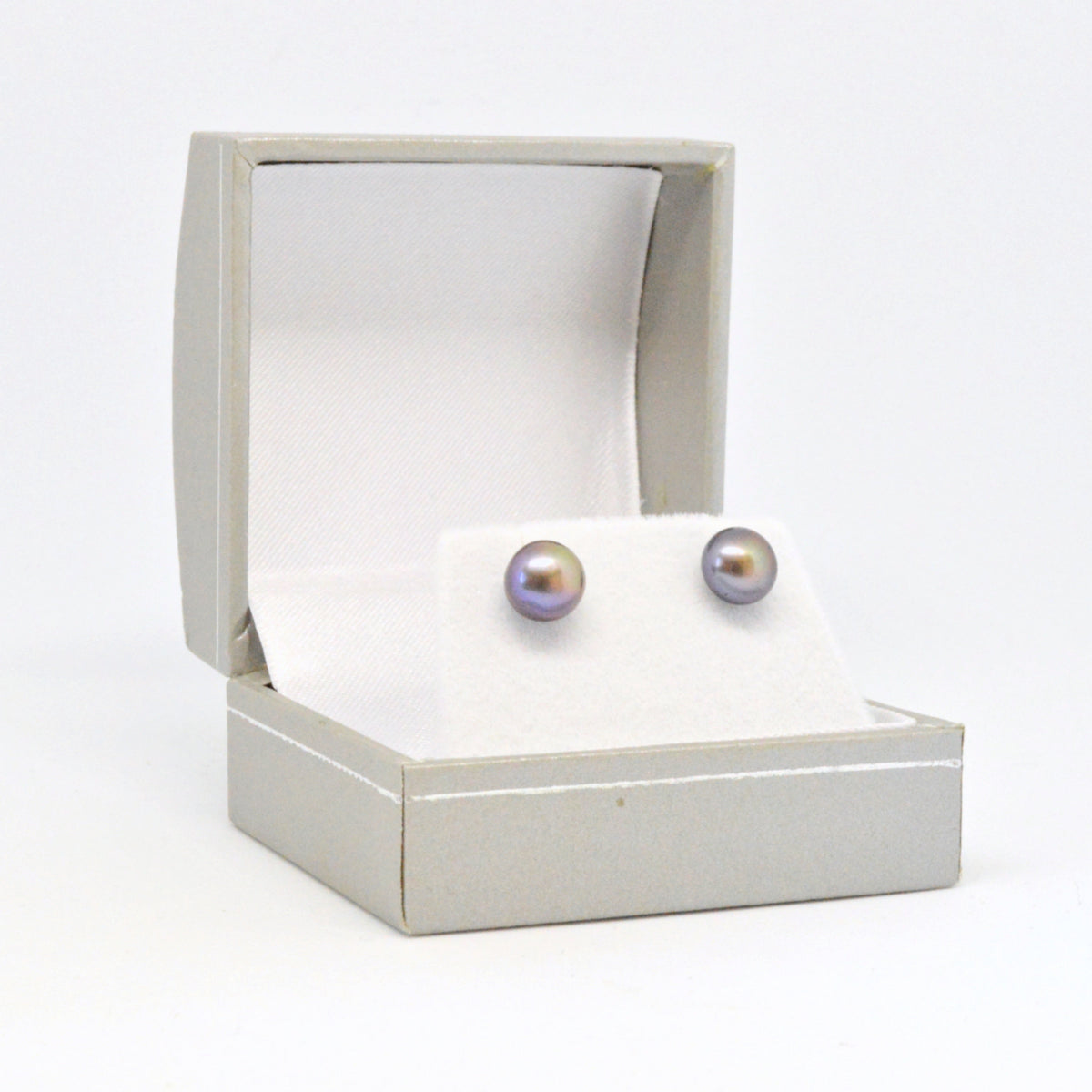 Boucles D'oreilles Perles Noires #48