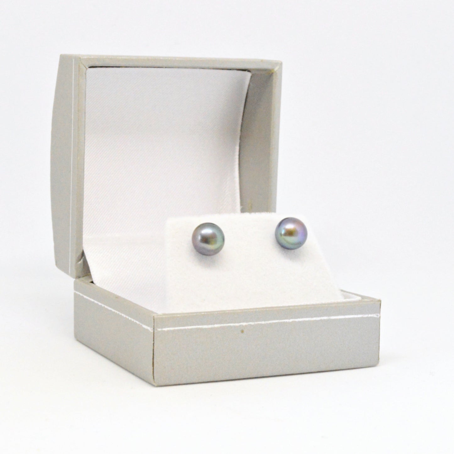 Boucles D'oreilles Perles Noires EP45