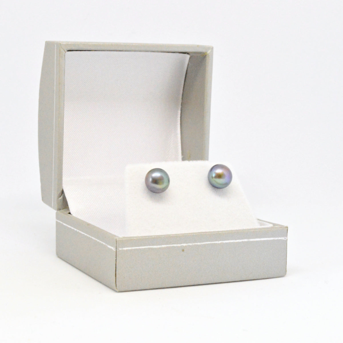 Boucles D'oreilles Perles Noires EP45