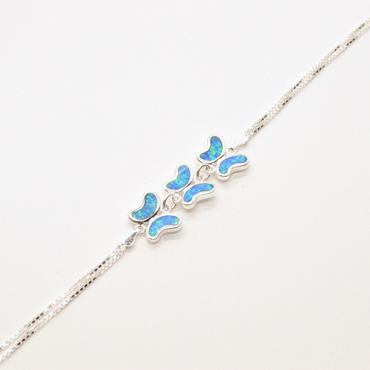 Bracelet Papillons Bleus