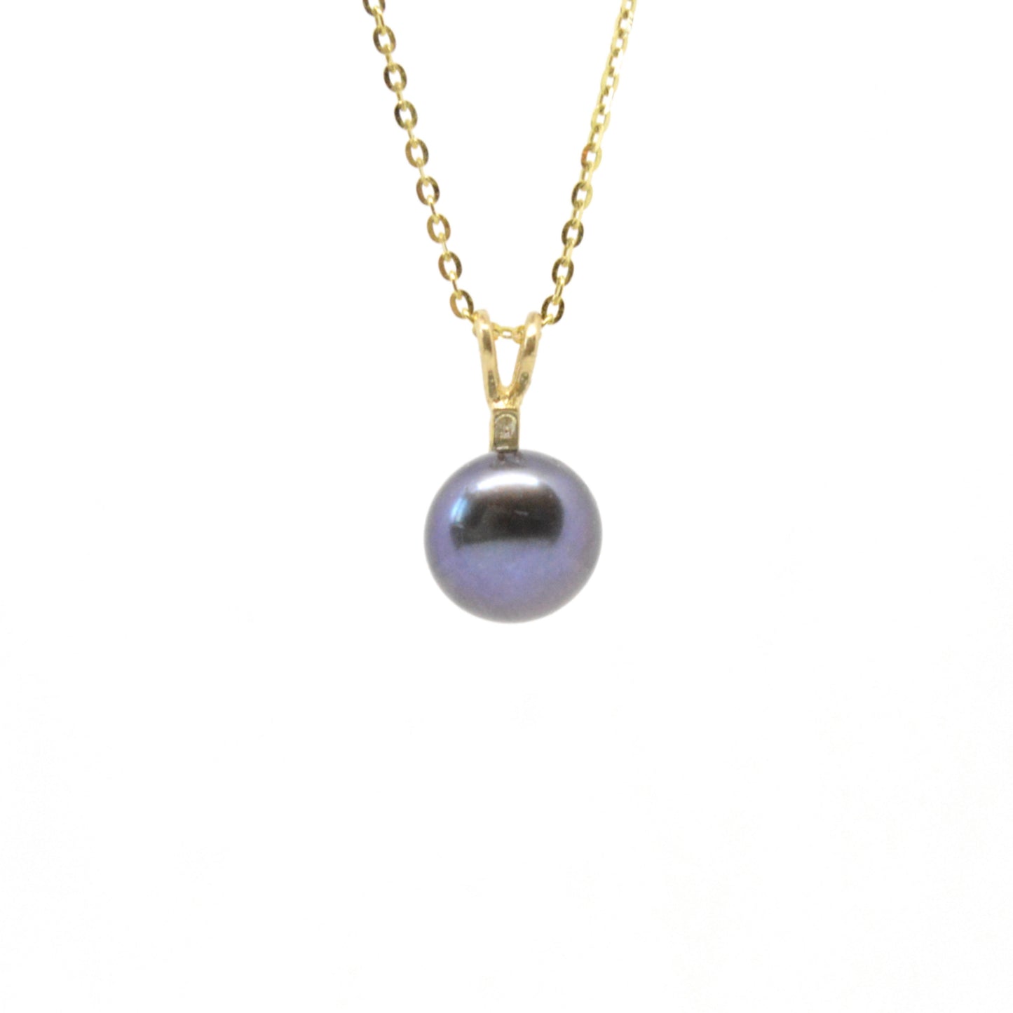 Pendentif Perle Noire #74