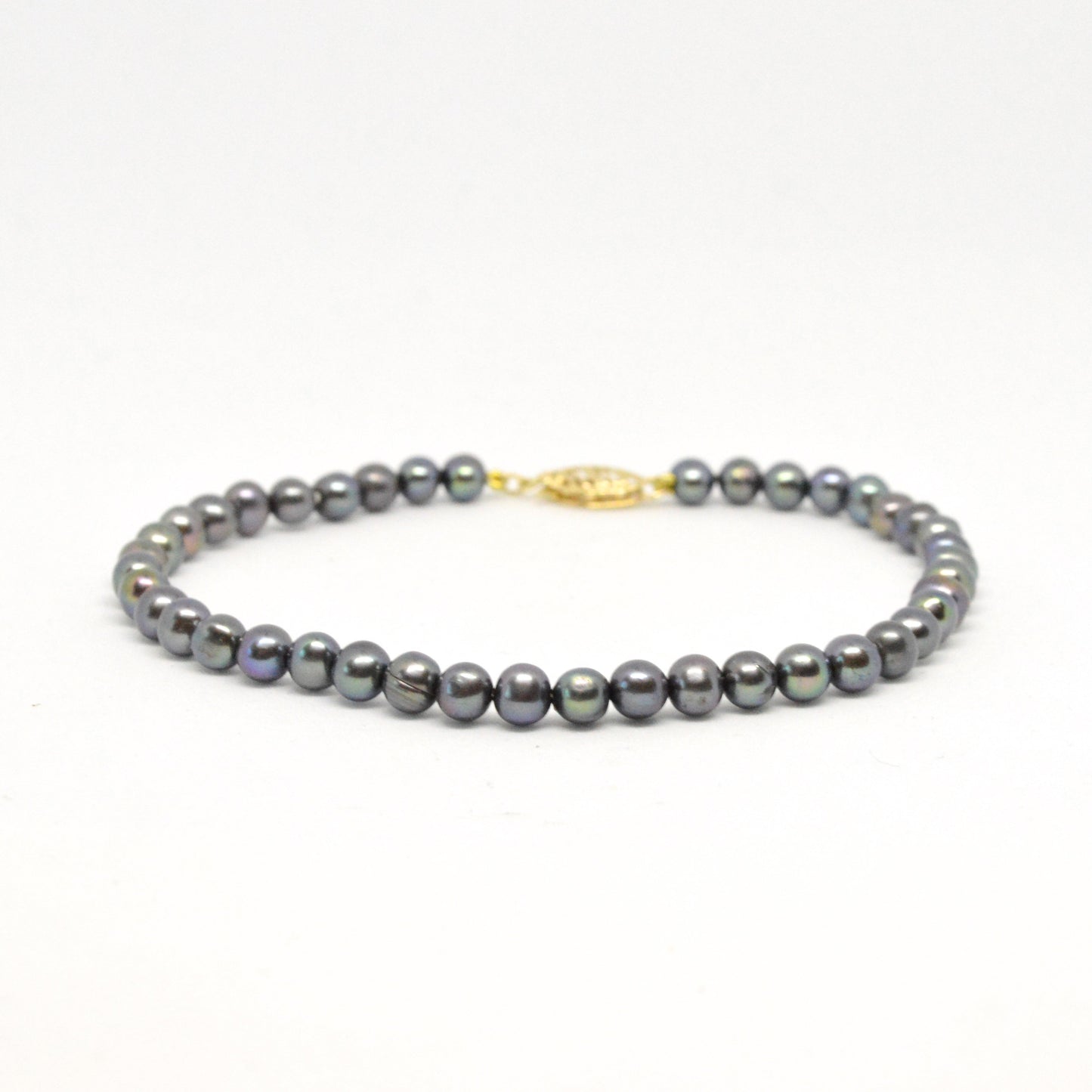 Bracelet De Perles Noires (Long) BWKT04