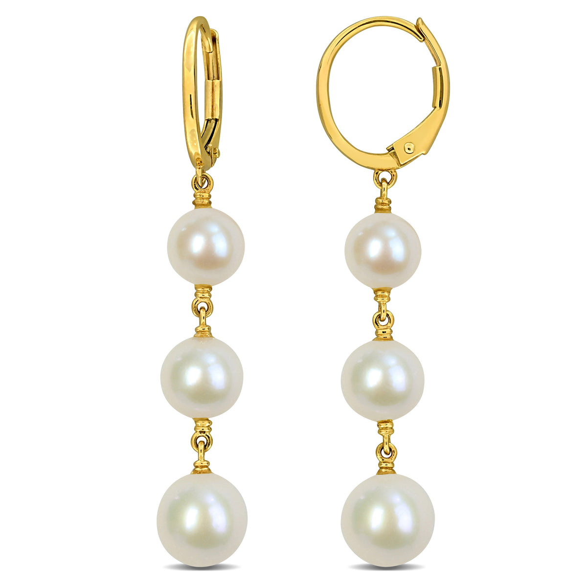 Boucles D'oreilles Tombantes à Perle EP79