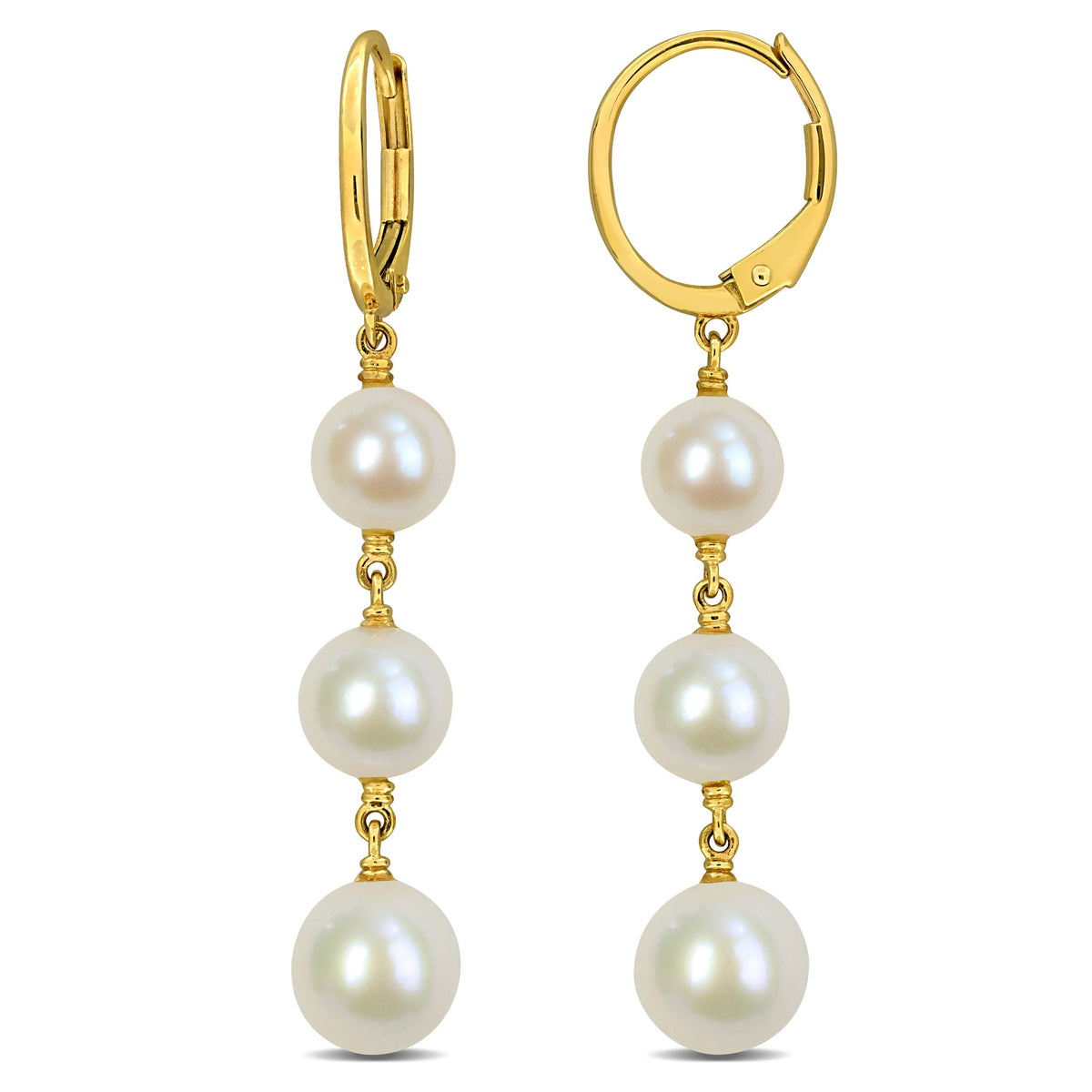 Boucles D'oreilles Tombantes à Perle EP79
