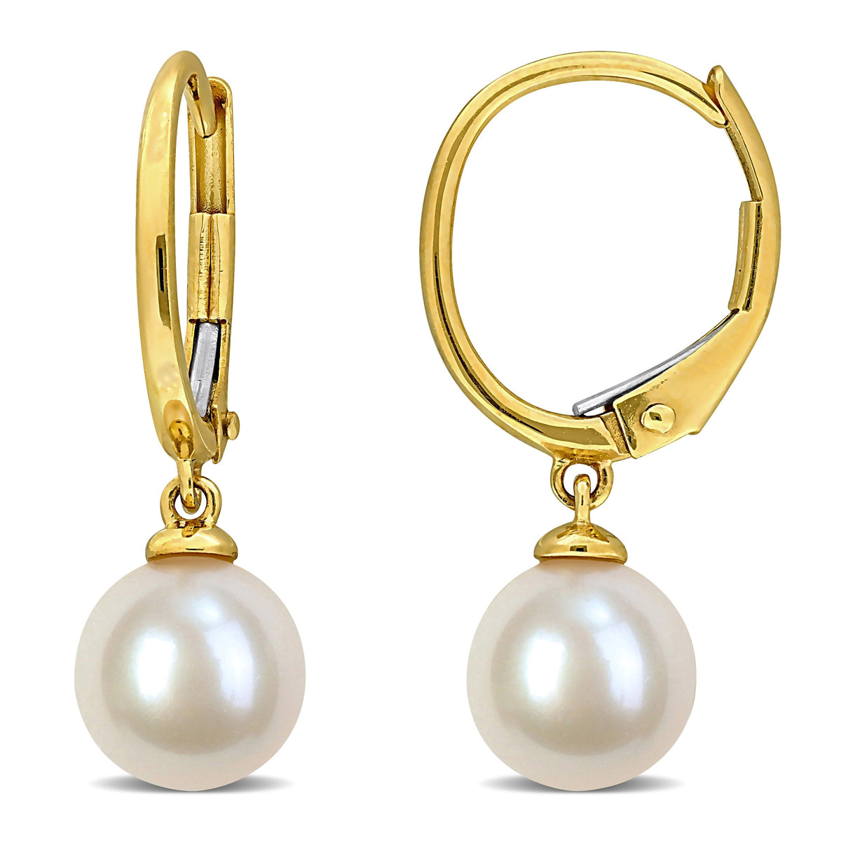 Boucles D'oreilles Tombantes à Perle EP78