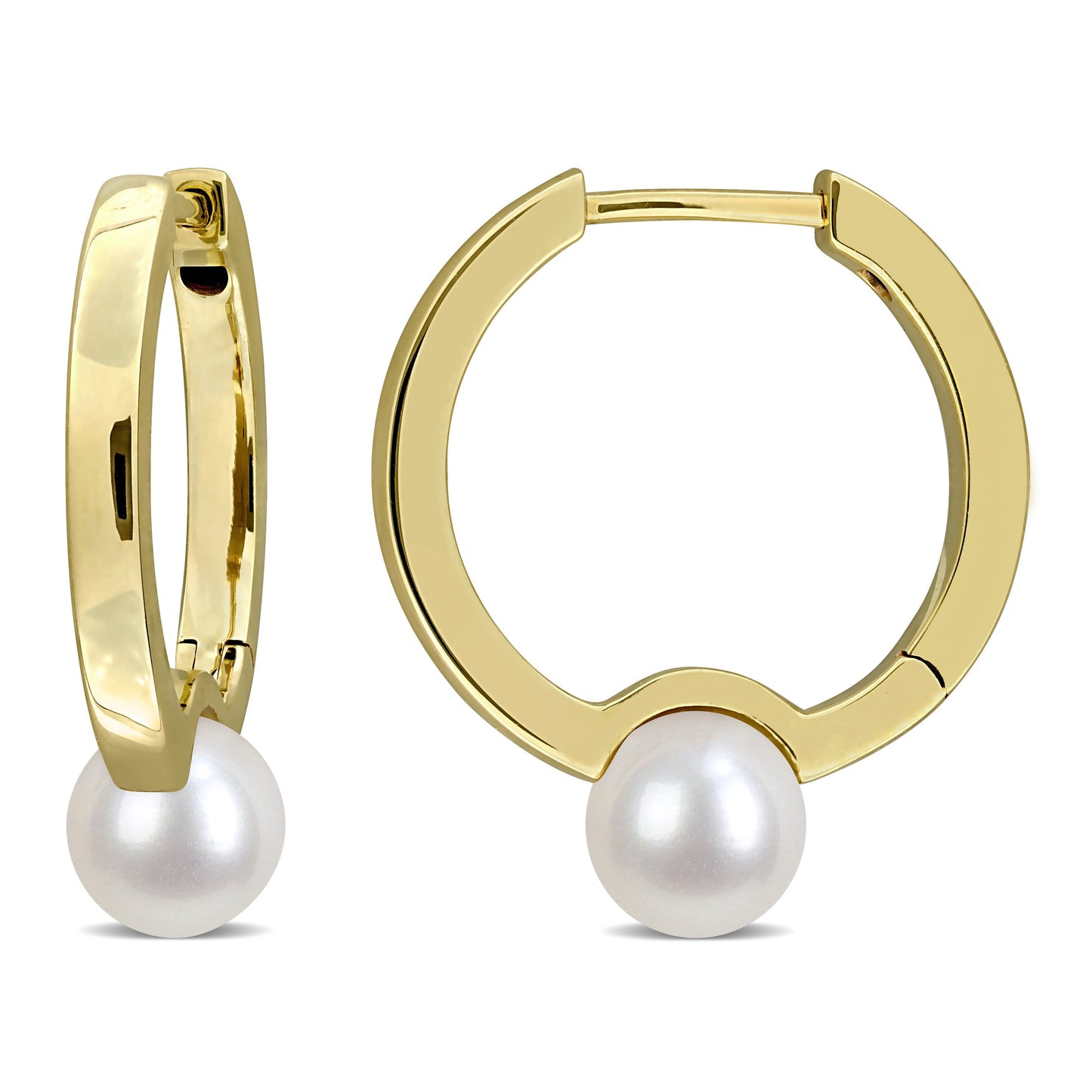 Boucles D'oreilles Anneaux à Perle EP81