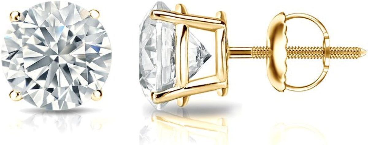 Stud En Diamants LG Ovale, 1 Carat