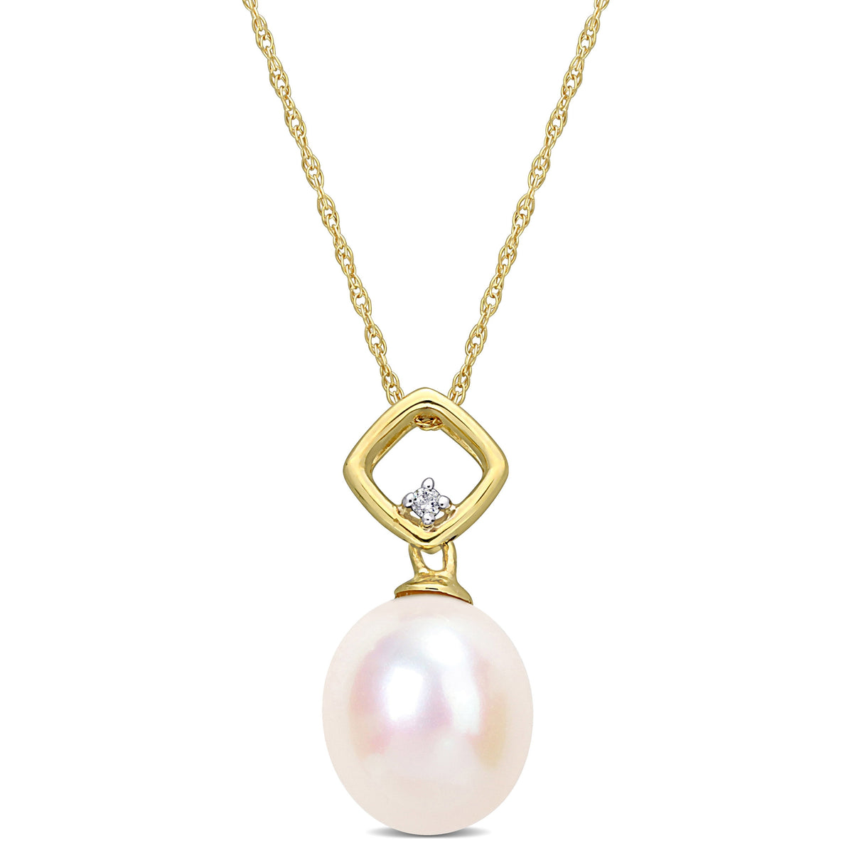Pendentif Perle & Diamant #100