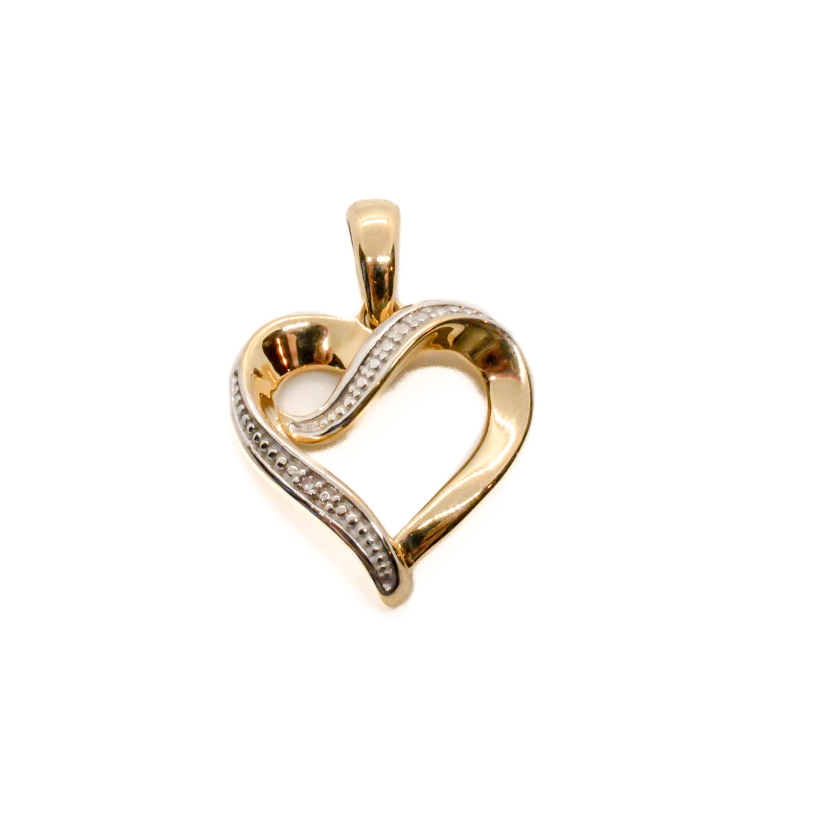 Pendentif Coeur à Diamants PD805