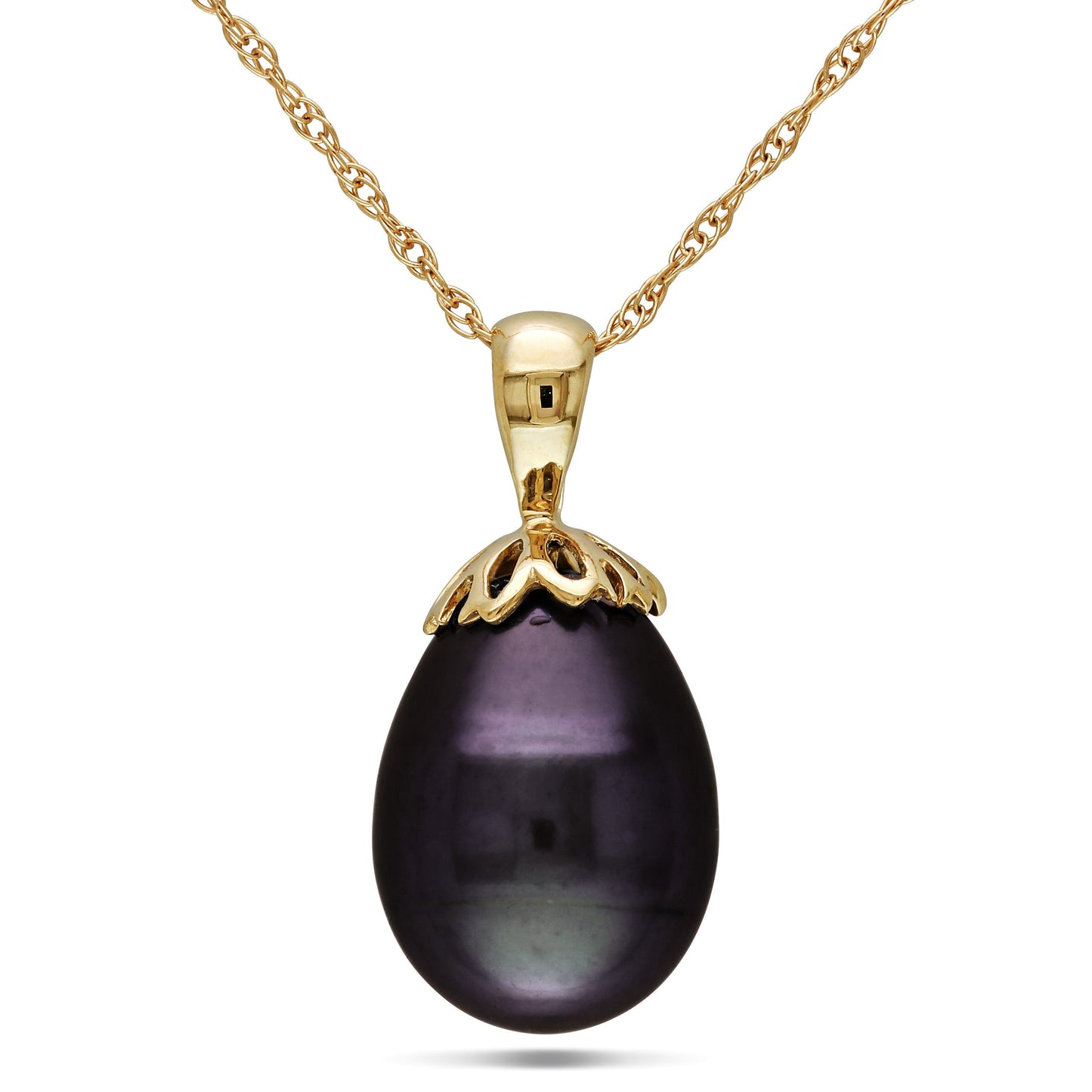 Pendentif Perle Noire PP72B