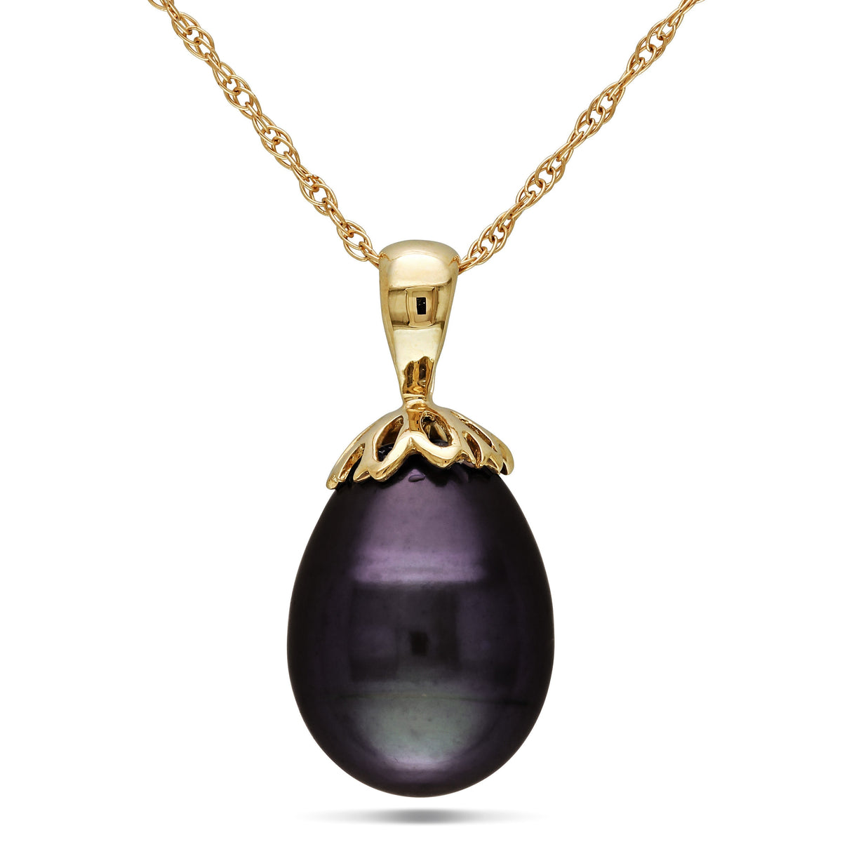 Pendentif Perle Noire PP72B