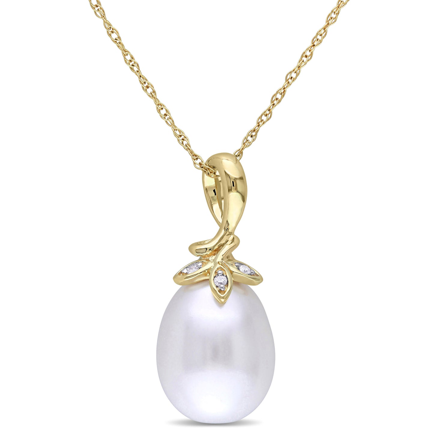 Collier Perle Et Diamants EP70