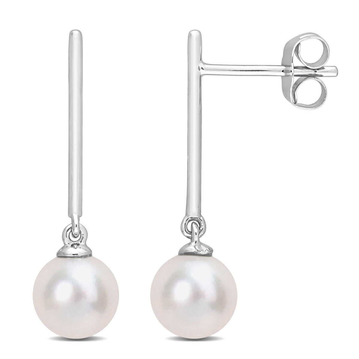 Boucles D'oreilles Tombantes à Perle #40W