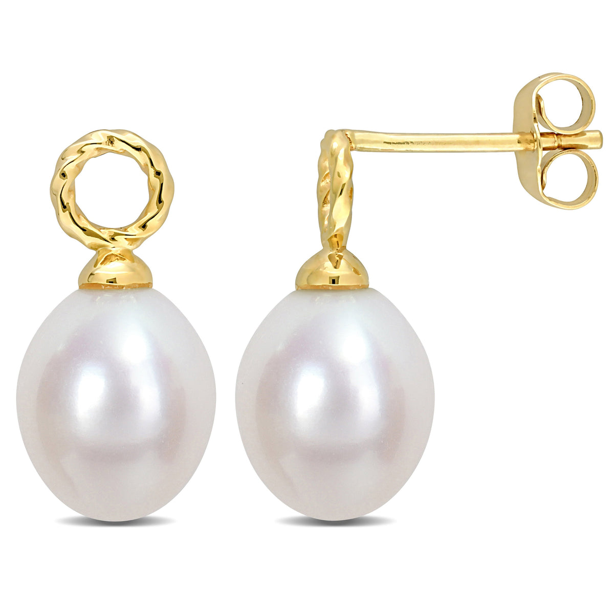 Boucles D'oreilles Tombantes à Perle EP51