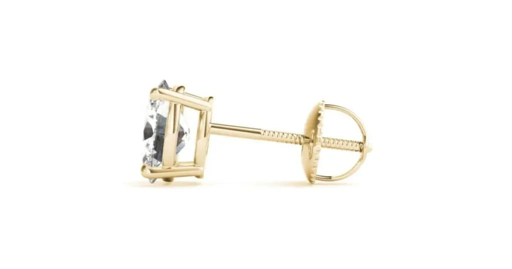 Stud En Diamants Ovale, 0.60 Carat LG
