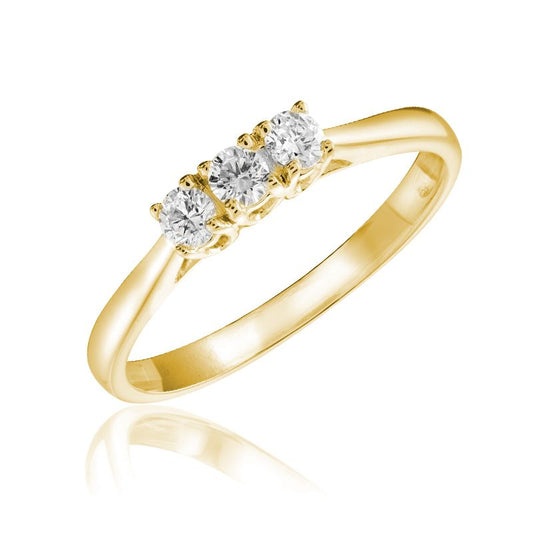  Bague Trinité à Diamants DR127