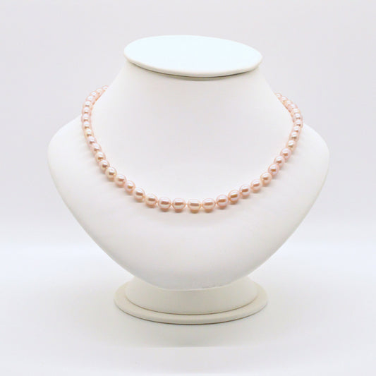  Collier De Perles Rose