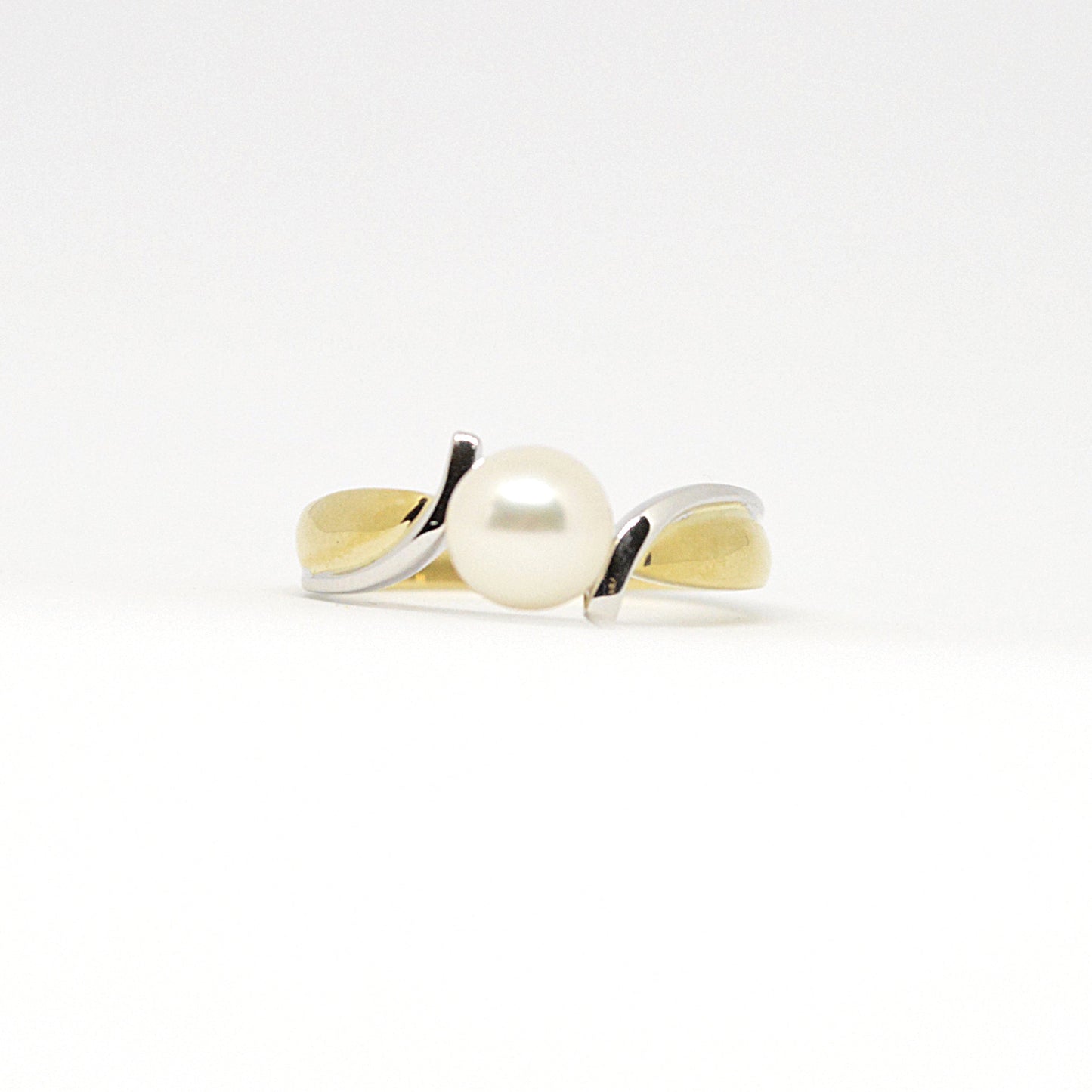  Bague Deux Tons à Perles RP05