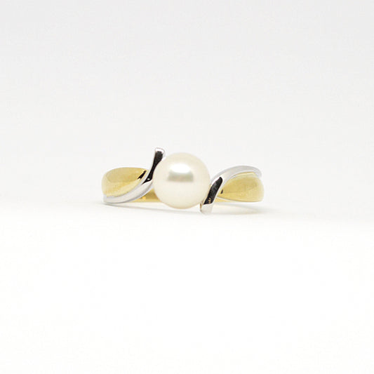  Bague Deux Tons à Perles RP05