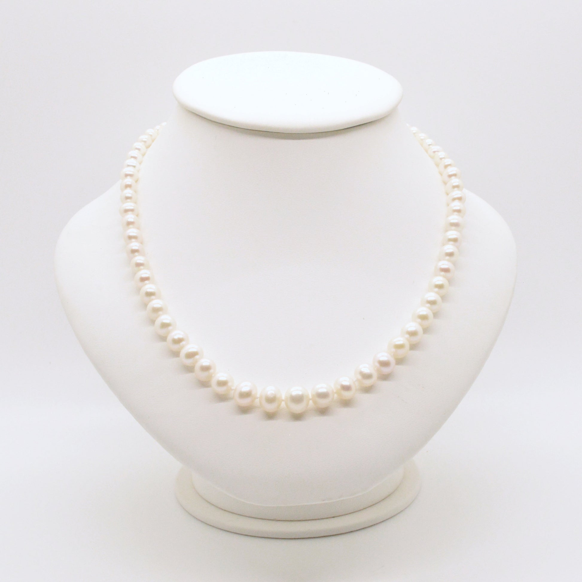  Collier De Perles Gradué (18")