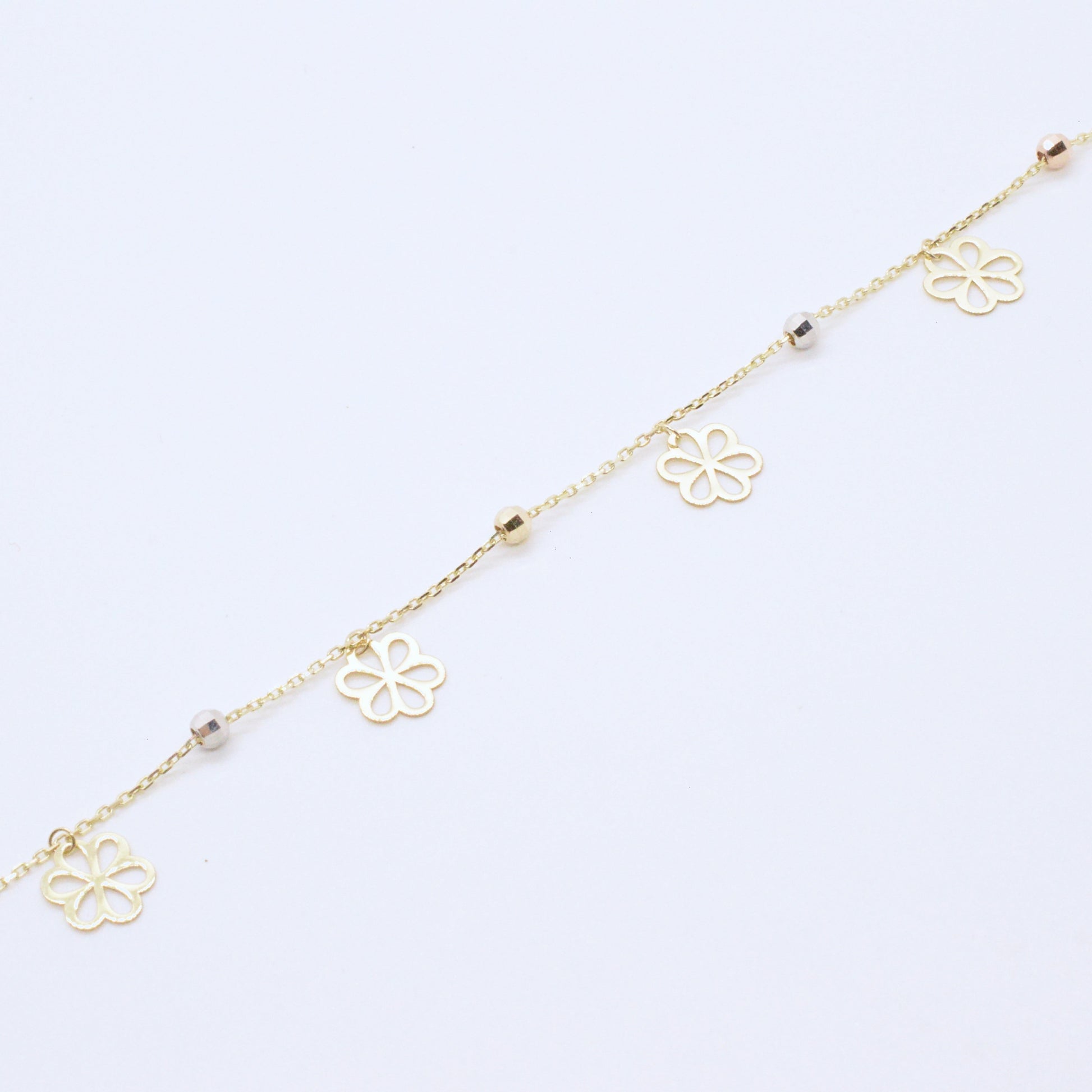  Bracelet Fleurs 3 Tons BR001