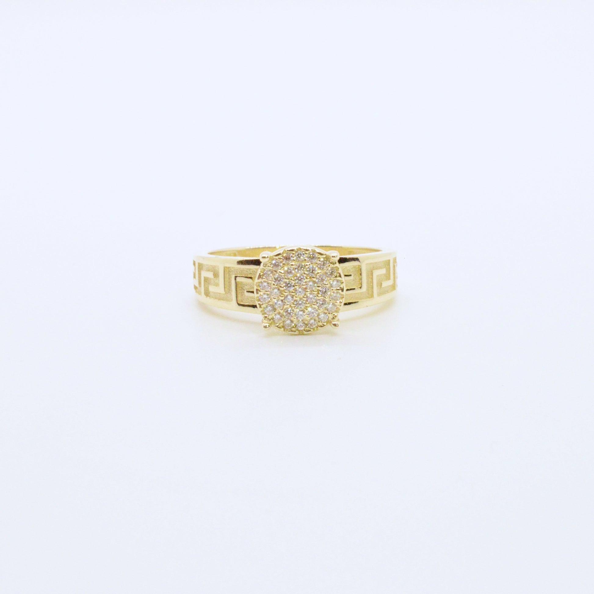  Bague Cluster Grecque R001
