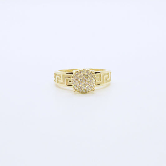 Bague Cluster Grecque R001