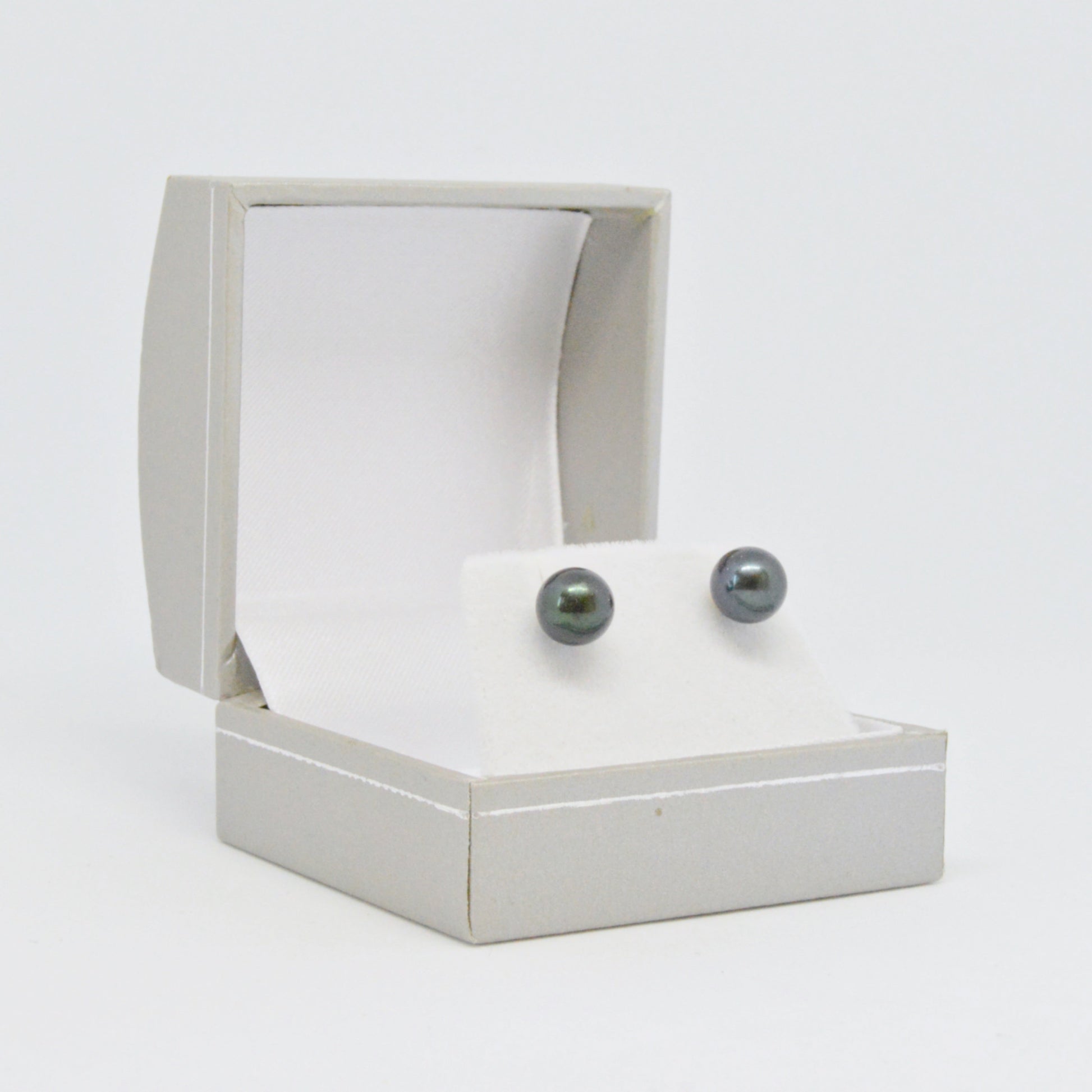  Boucles D'oreilles Perles Noires #46