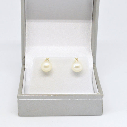  Boucles D'oreilles Perles Avec Diamants #62