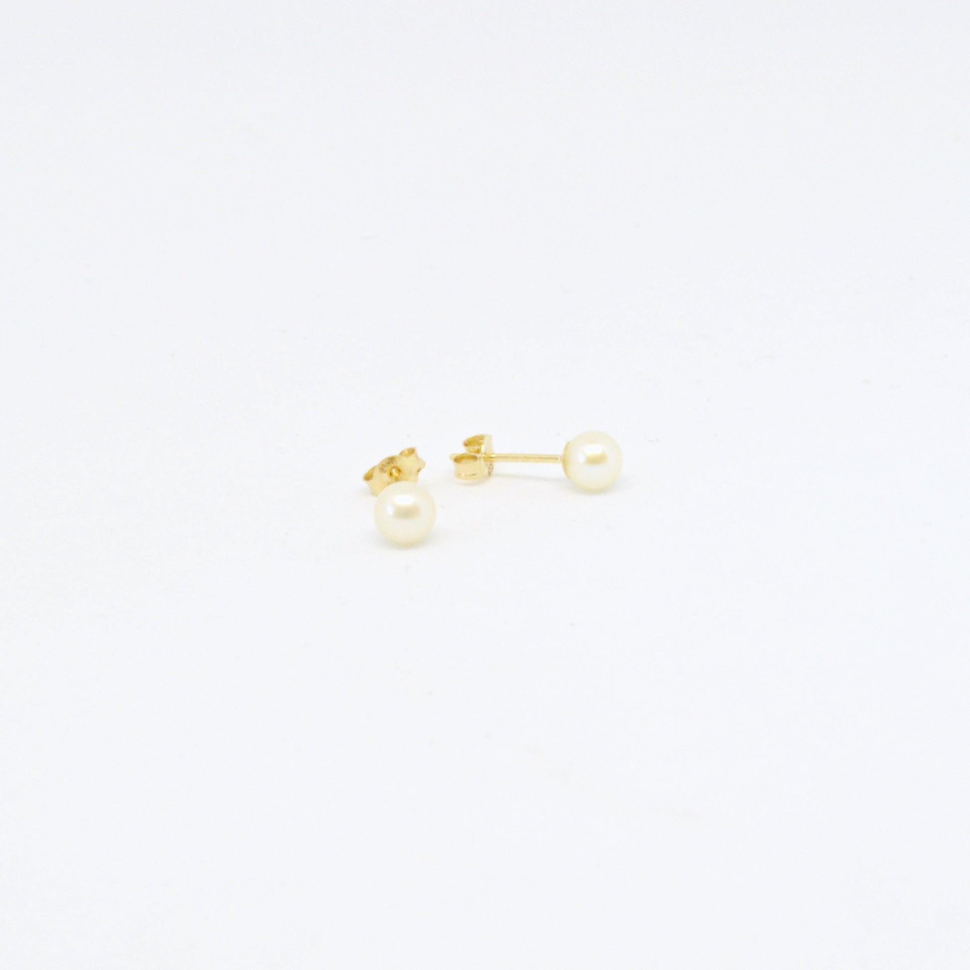  Boucles D'oreilles Perles - 4MM