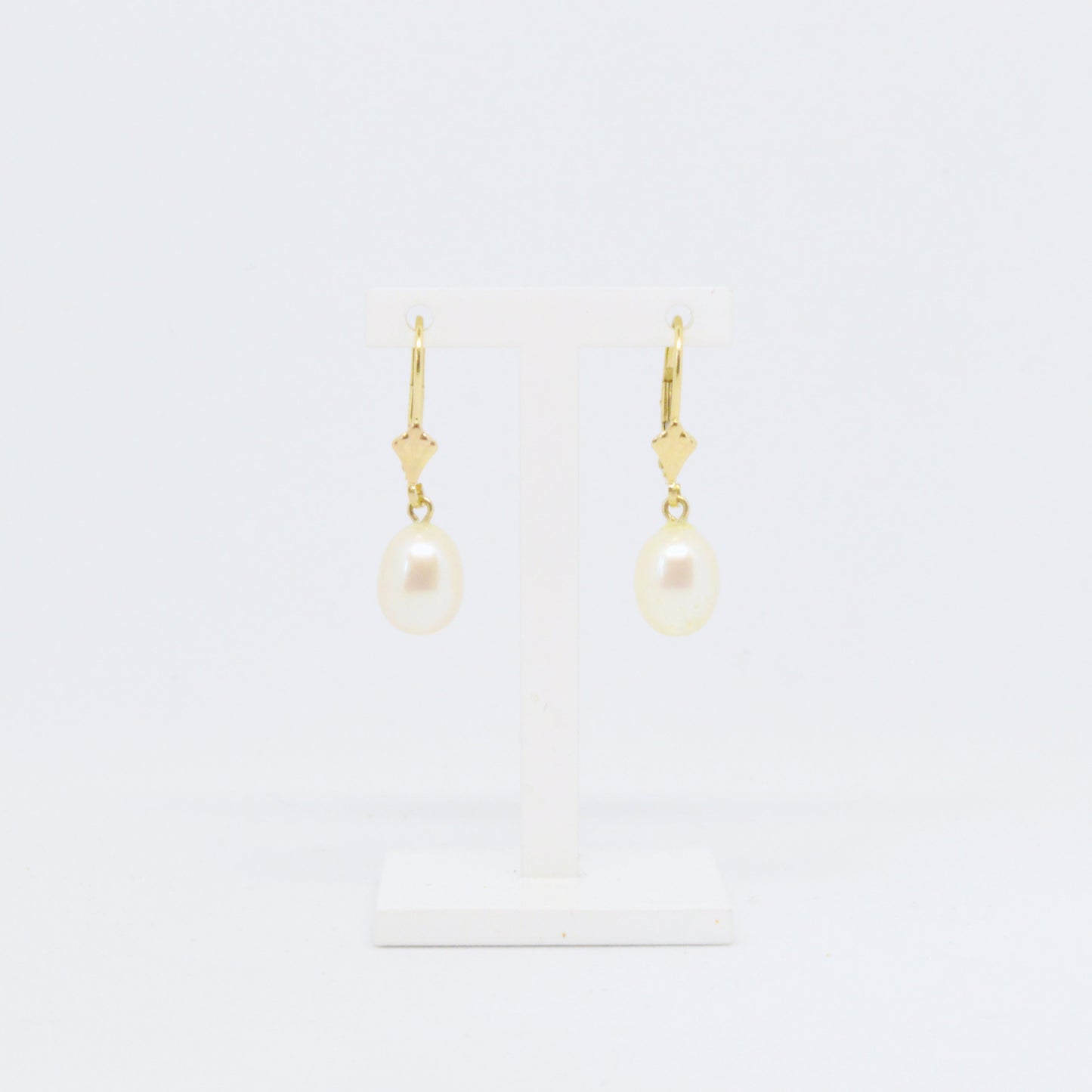  Boucles D'oreilles Tombantes à Perle EP31