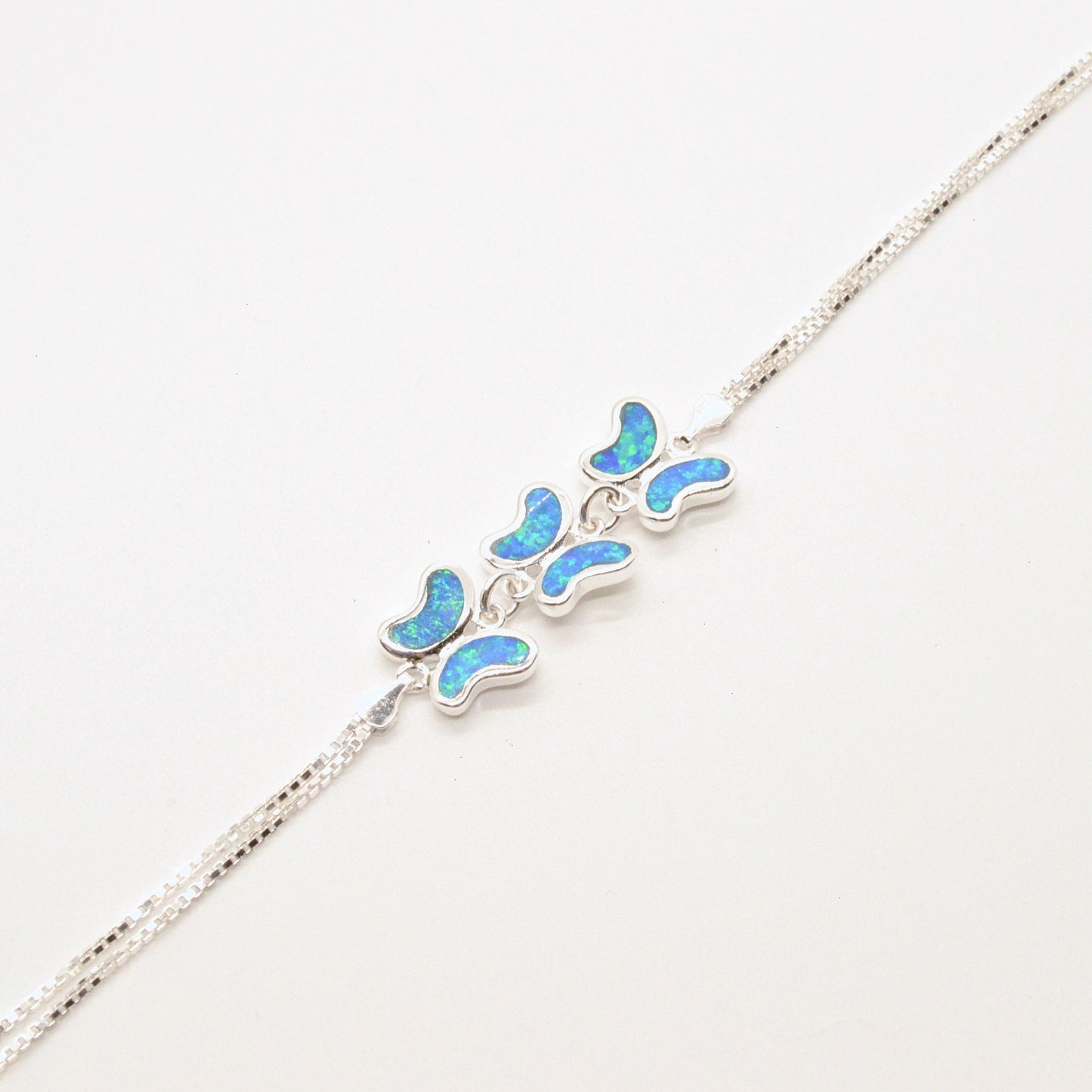  Bracelet Papillons Bleus