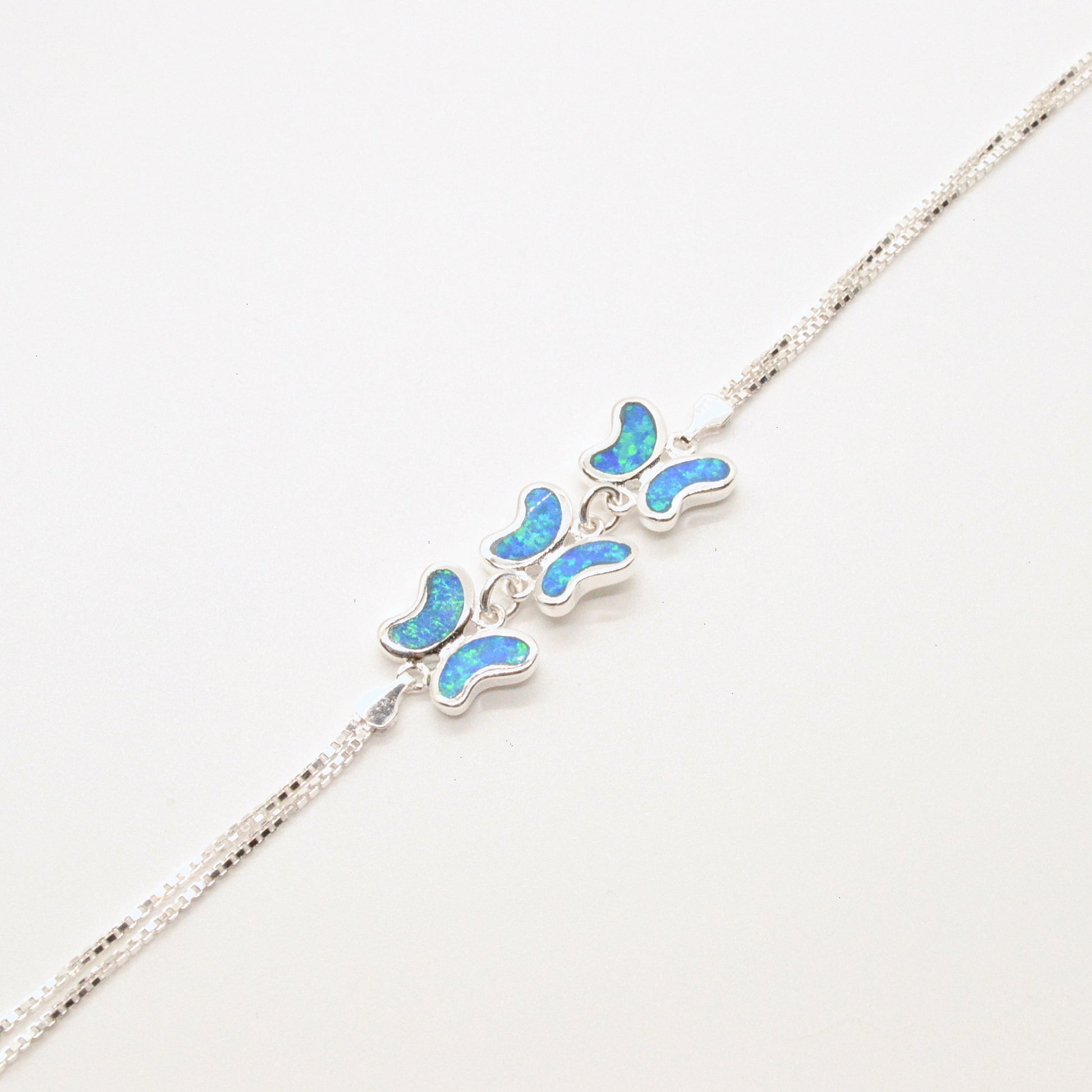  Bracelet Papillons Bleus