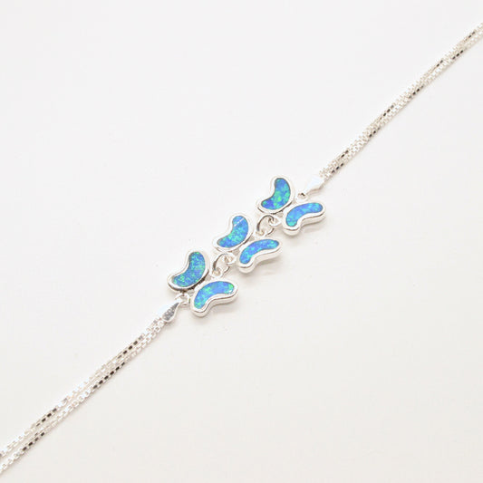  Bracelet Papillons Bleus