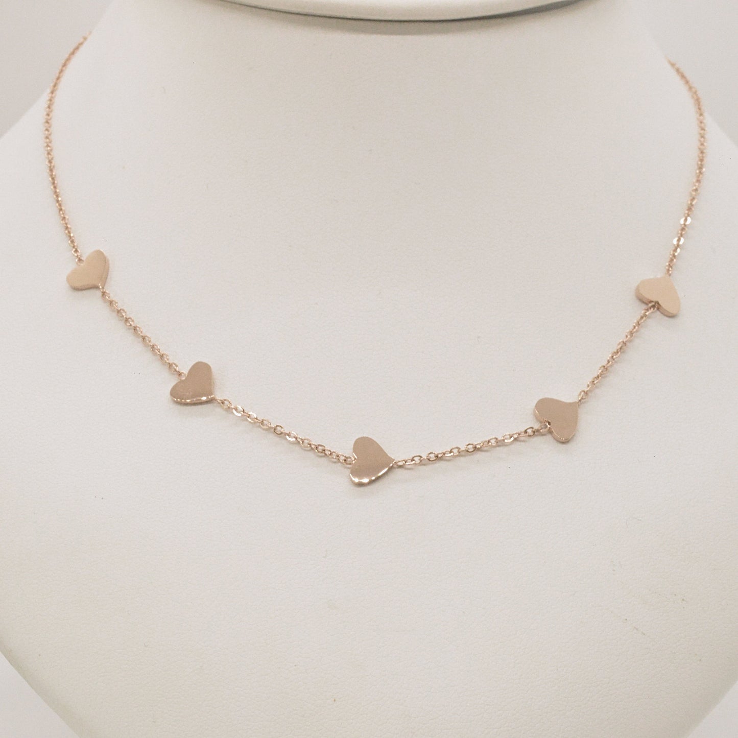  Collier Cinq Coeurs