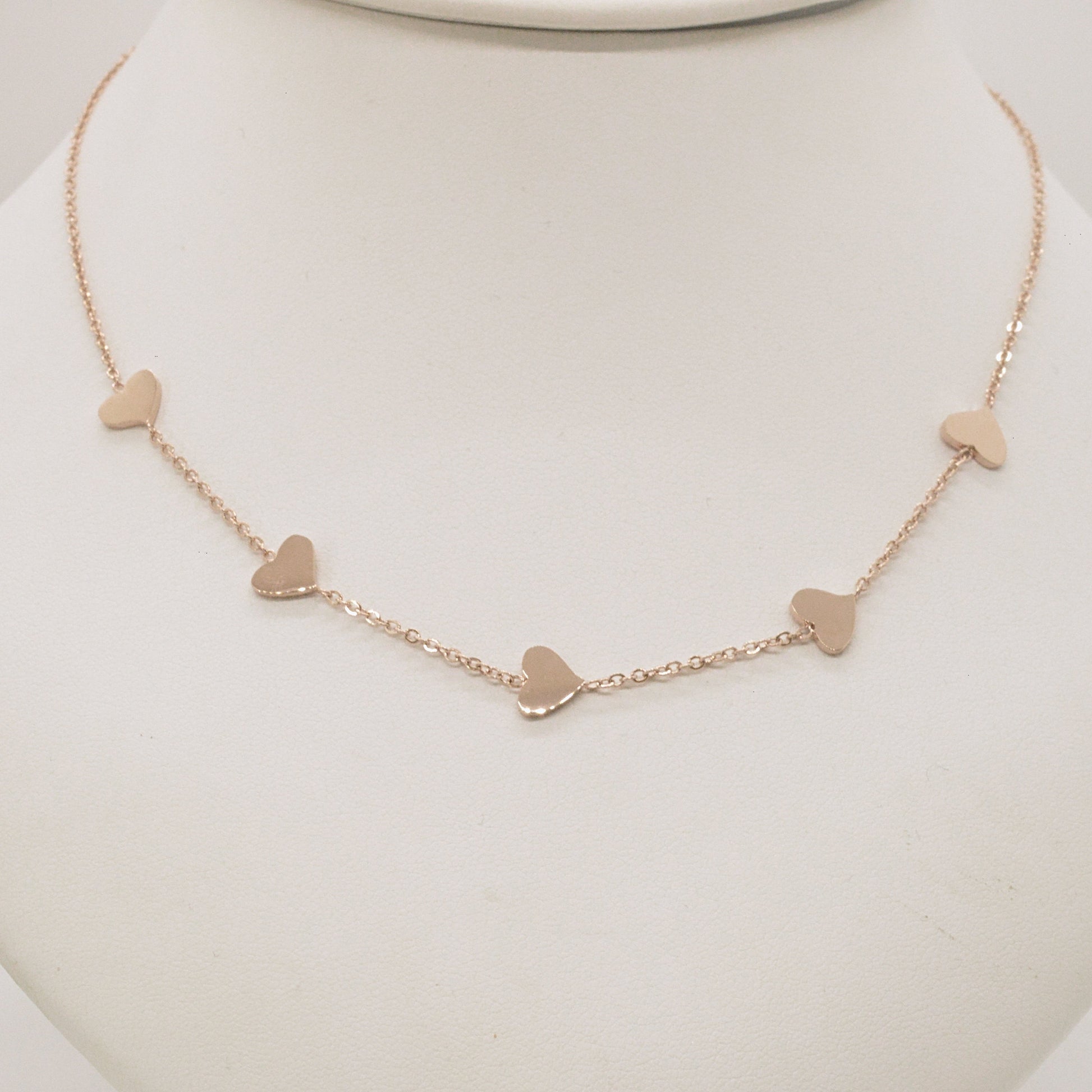  Collier Cinq Coeurs