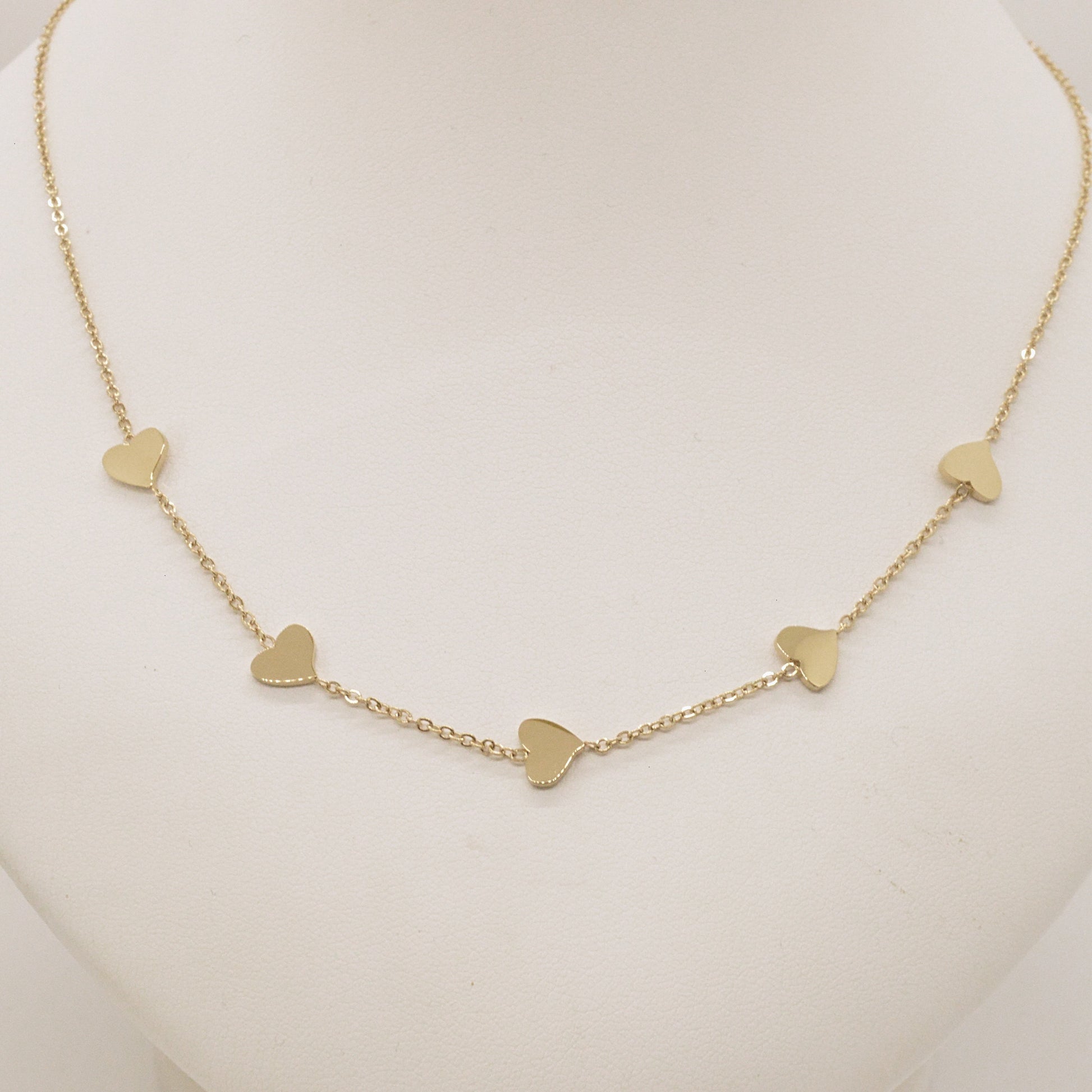  Collier Cinq Coeurs
