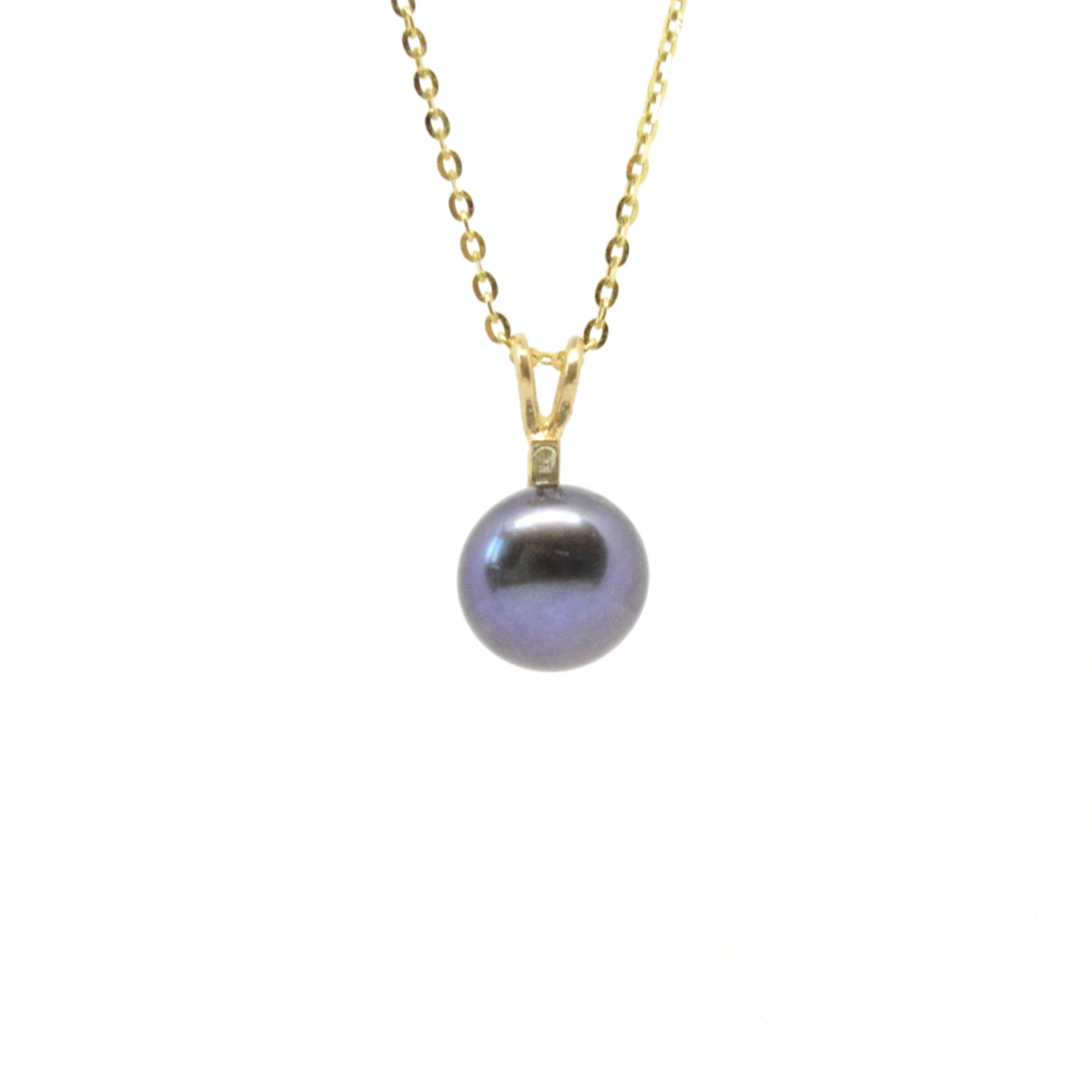  Pendentif Perle Noire #74