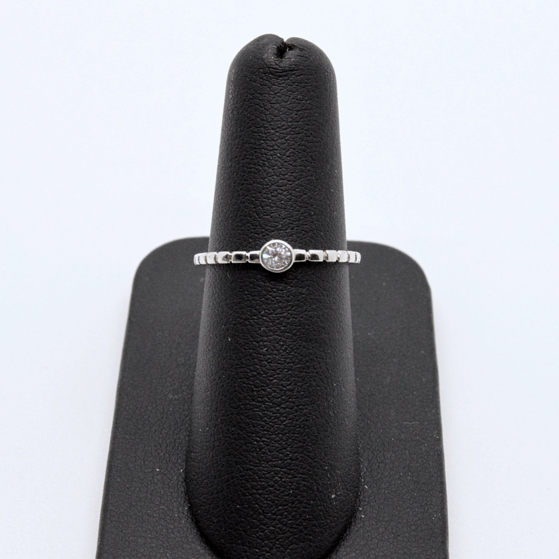  Bague Solitaire