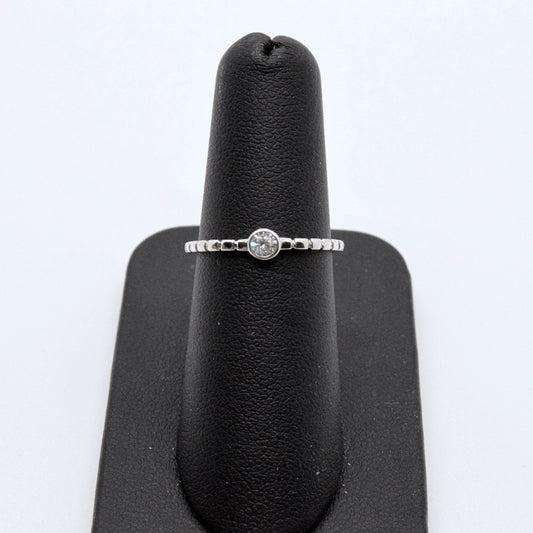 Bague Solitaire