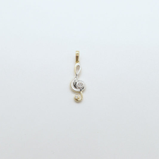  Pendentif Clé De Sol #129
