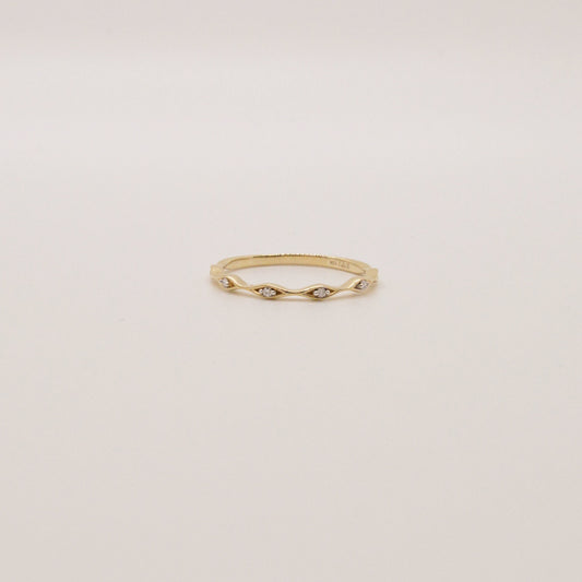  Bague Empilable En Or Jaune 9608Y